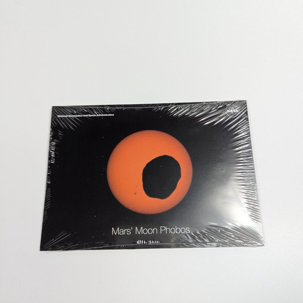 Official Set of 6 NASA Postcards Glossy 6x4" Phobos Solar Eclipse Phases